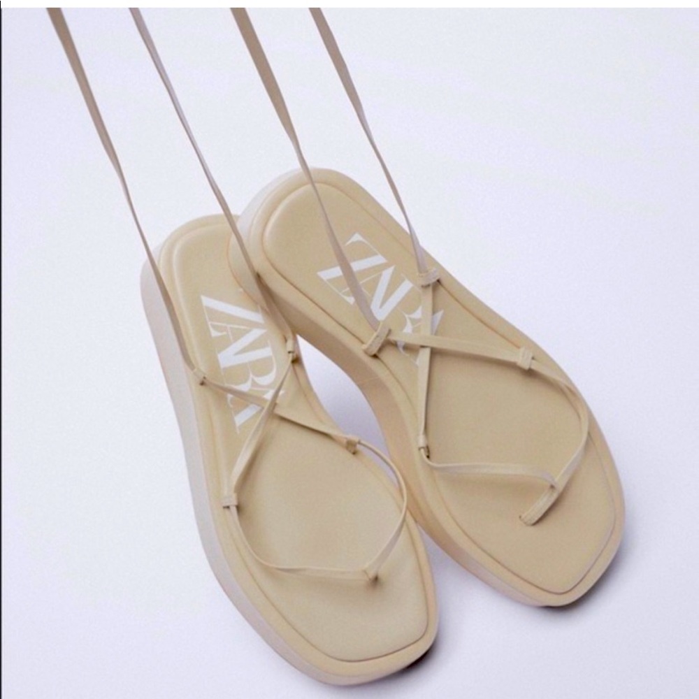 Brand new Zara Platform sandals.